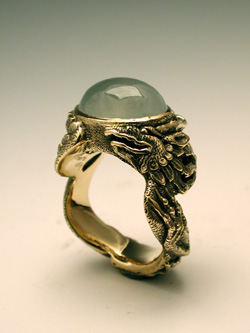 Dragon Ice Jade Ring